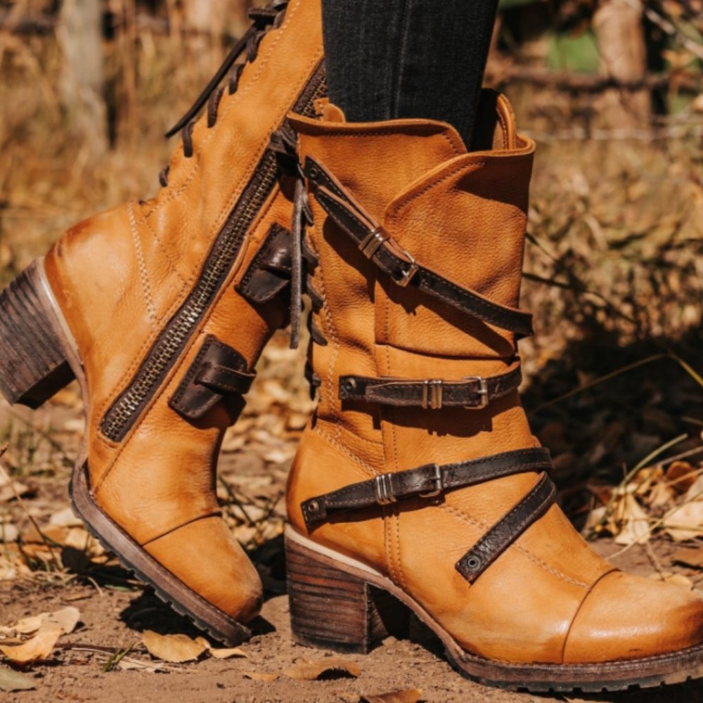 Freebird by Steven Cora Boots Size 10 Tan